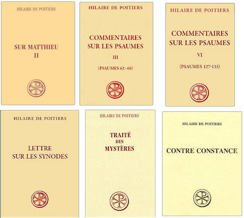 Capture d'�cran des �crits d'Hilaire de Poitiers